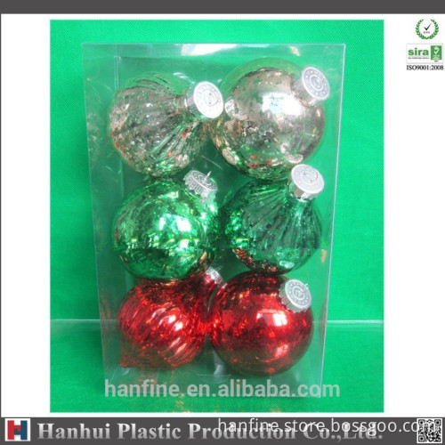 80mm Christmas ball with different colors/platic ball/factory price